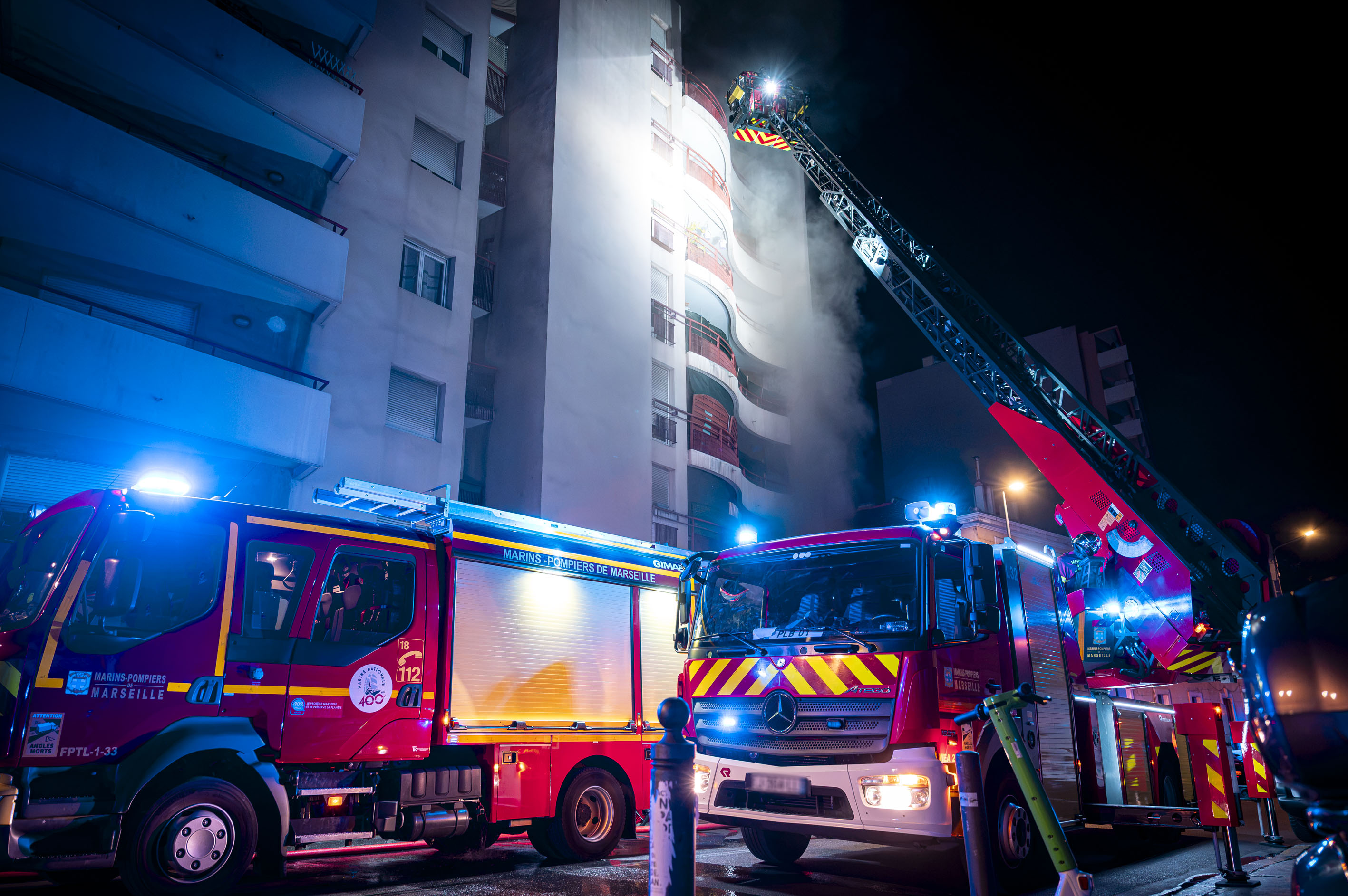 BMPM feu de parking souterrain
