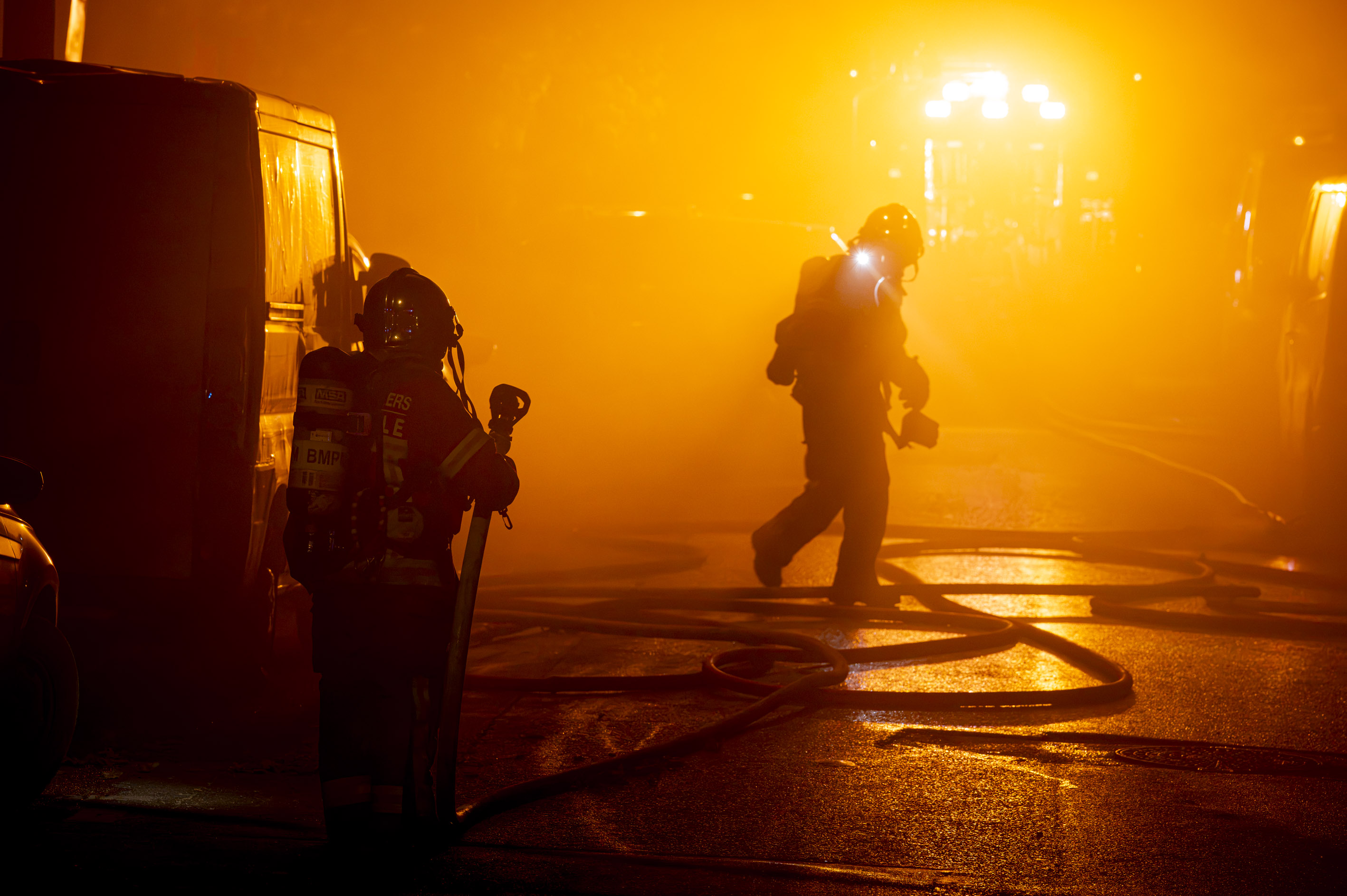 BMPM feu de parking souterrain