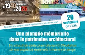 Journée du patrimoine 2025 au CIS Saint-Pierre (BMPM)